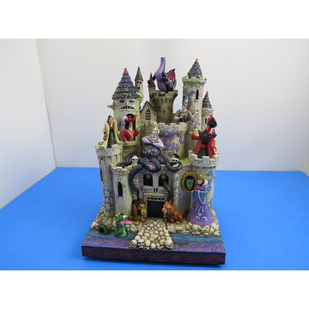 Walt Disney Showcase Collection Jim Shore Tower Of Fright Lights & Sound READ